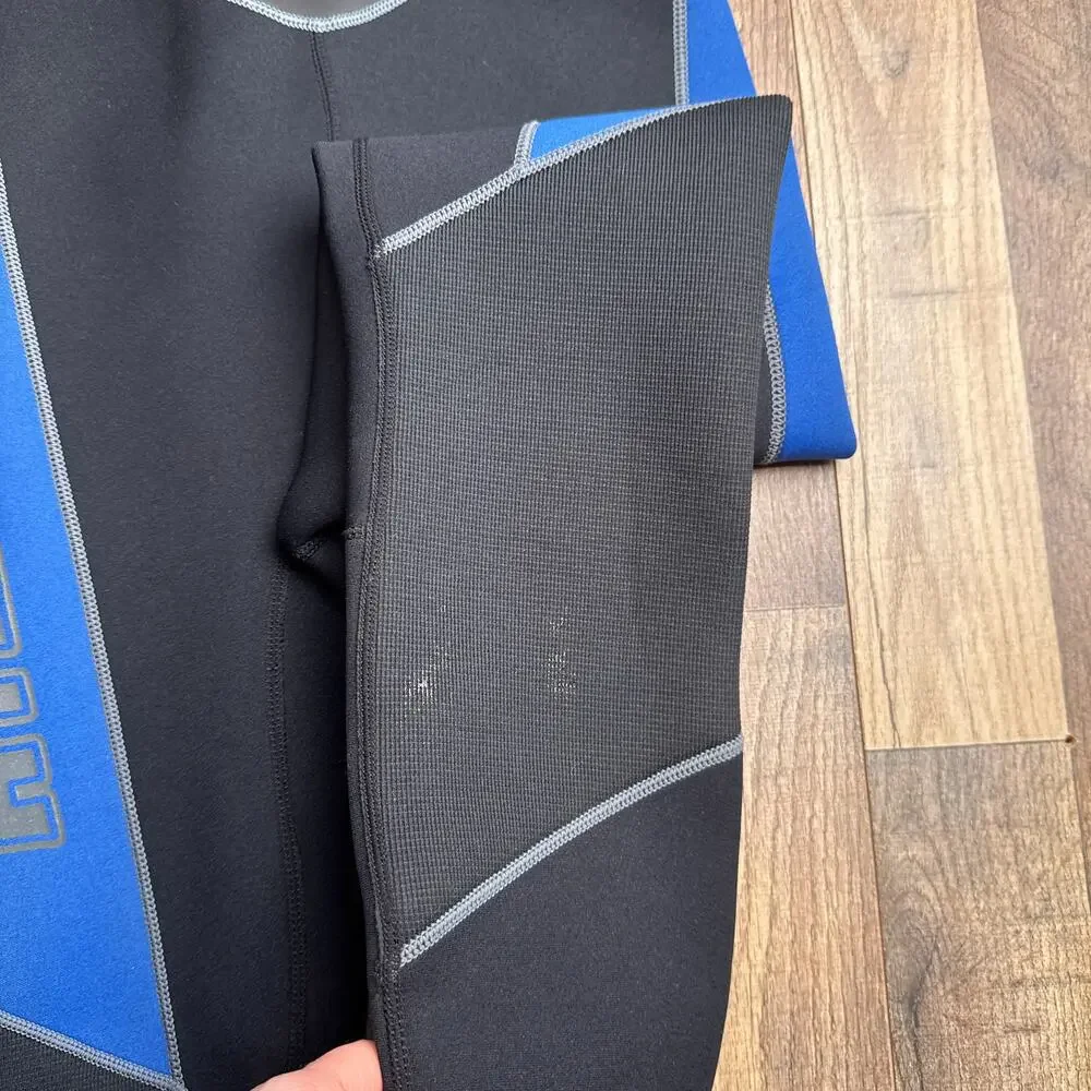 Vintage Atlan Full Body Wetsuit‎ 3/2 MM Men's Small Black Surfer Flextec 6451